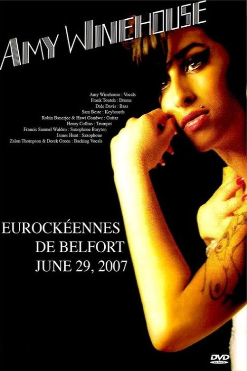 Affiche Amy Winehouse - Les Eurockeennes de Belfort