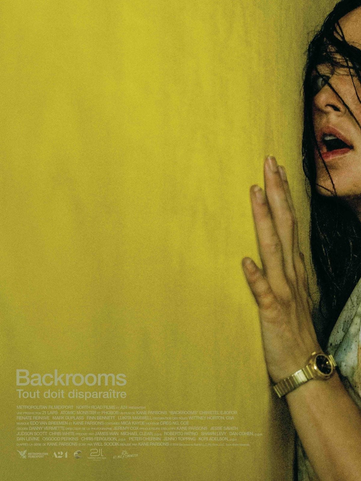 Affiche Backrooms : tout doit disparaître