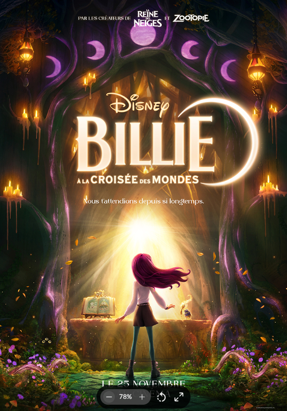 Affiche Billie à la croisée des mondes