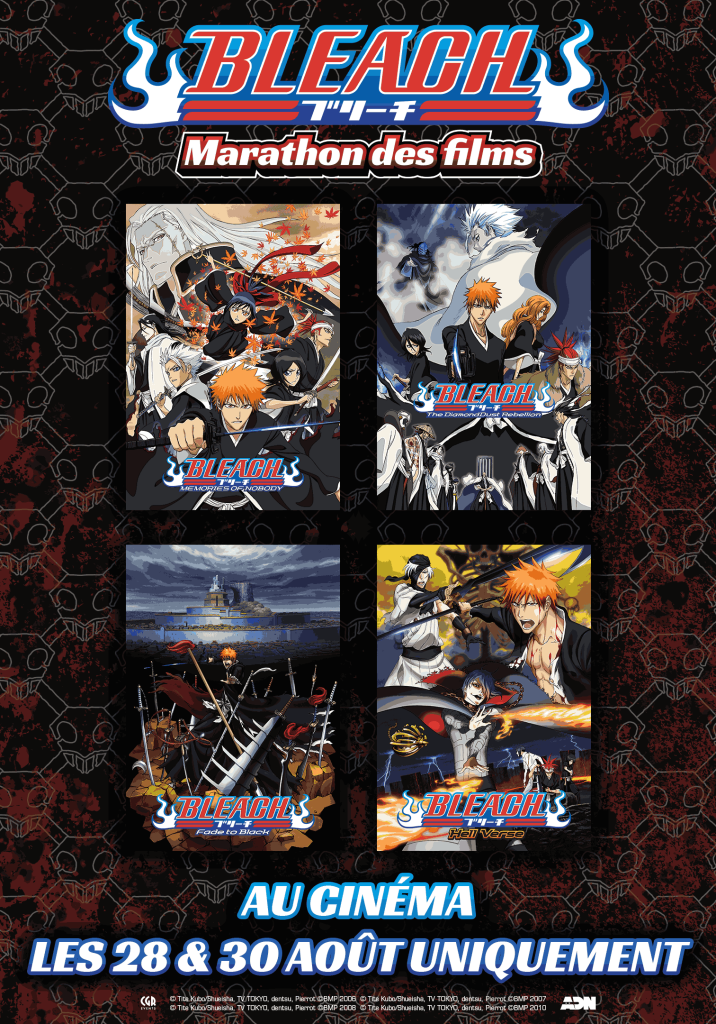 Affiche Bleach : Marathon des Films