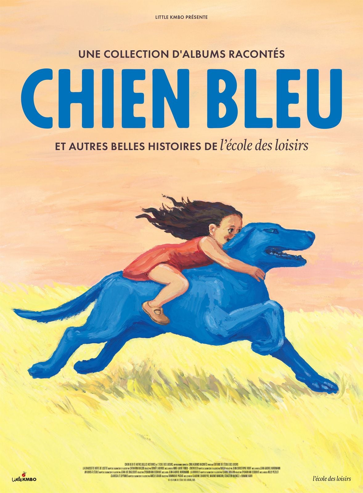 Affiche Chien bleu et autres belles histoires de l'école des loisirs
