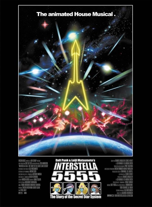 Affiche Daft Punk & Leiji Matsumoto's Interstella 5555: The 5tory of the 5ecret 5tar 5ystem