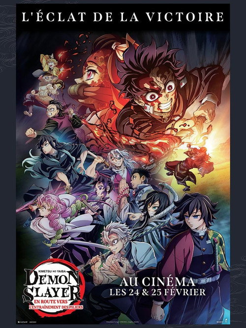 Affiche Demon Slayer : Kimetsu no Yaiba - En Route vers l'Entraînement des Piliers