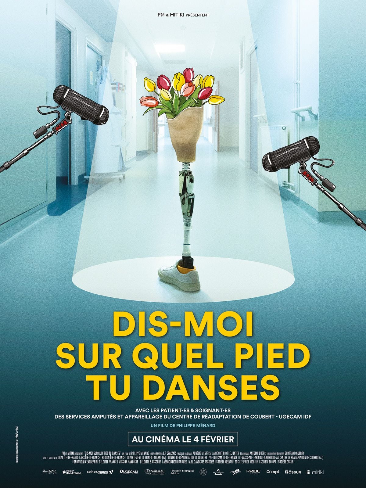Affiche Dis-moi sur quel pied tu danses de Philippe Ménard