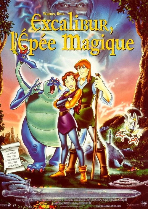 Affiche Excalibur, l'épée magique