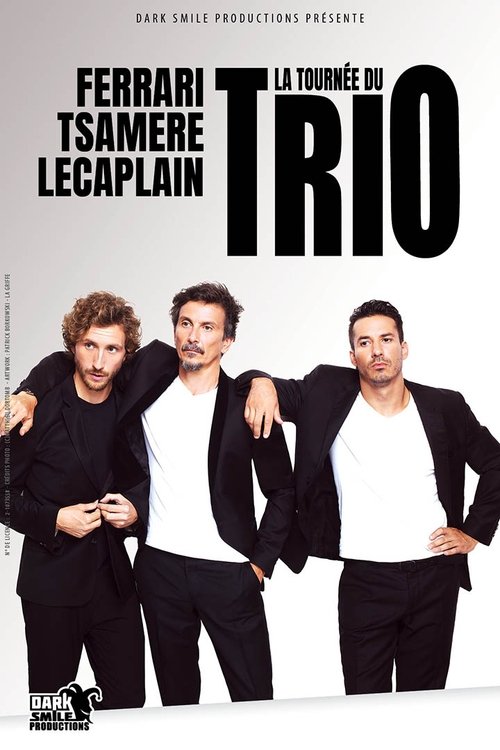 Affiche Ferrari. Tsamère. Lecaplain. Le Trio en Direct au Cinéma
