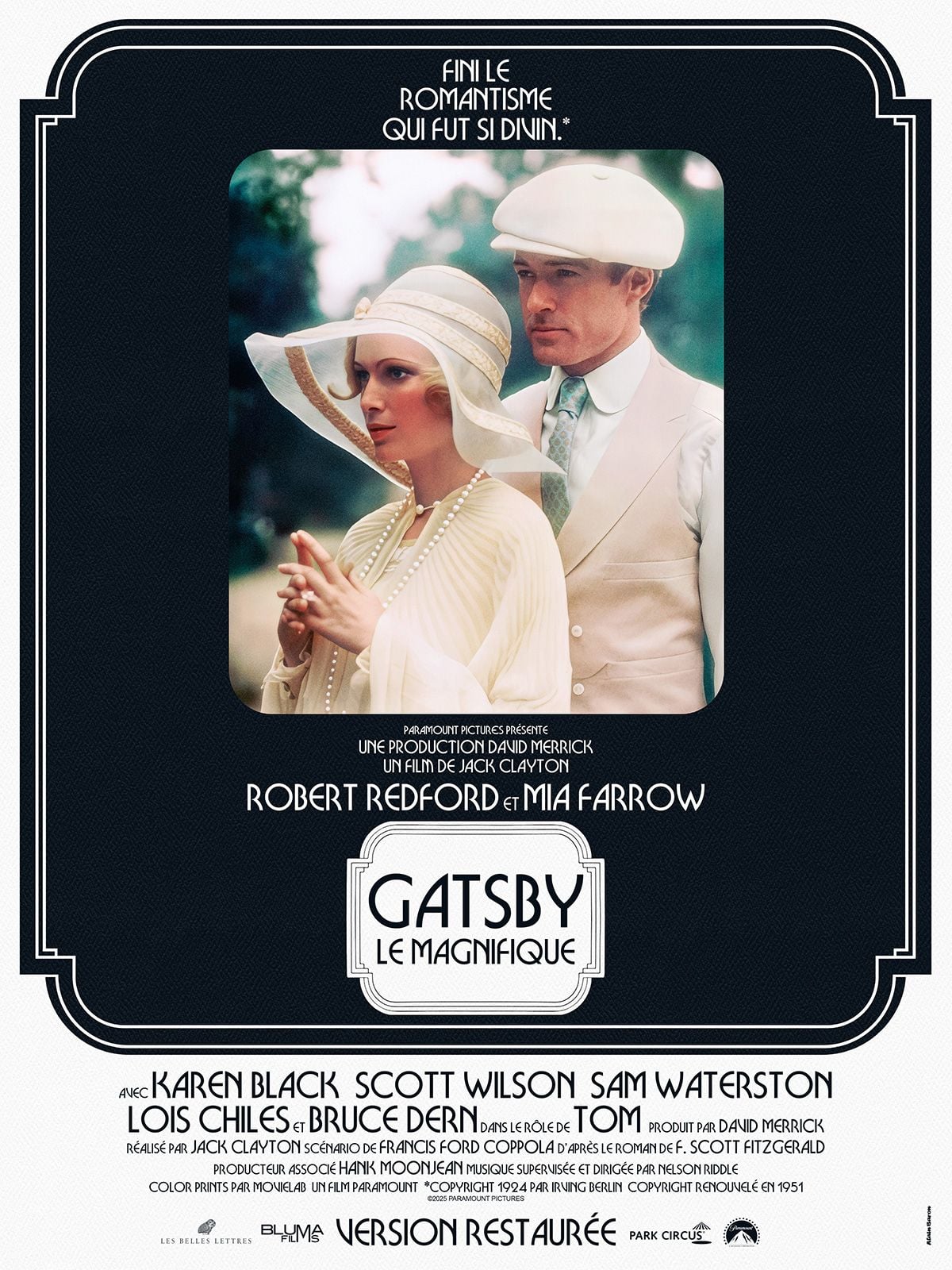 Affiche Gatsby le magnifique de Jack Clayton