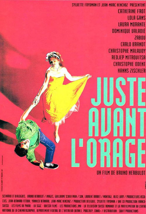 Affiche Juste avant l'orage
