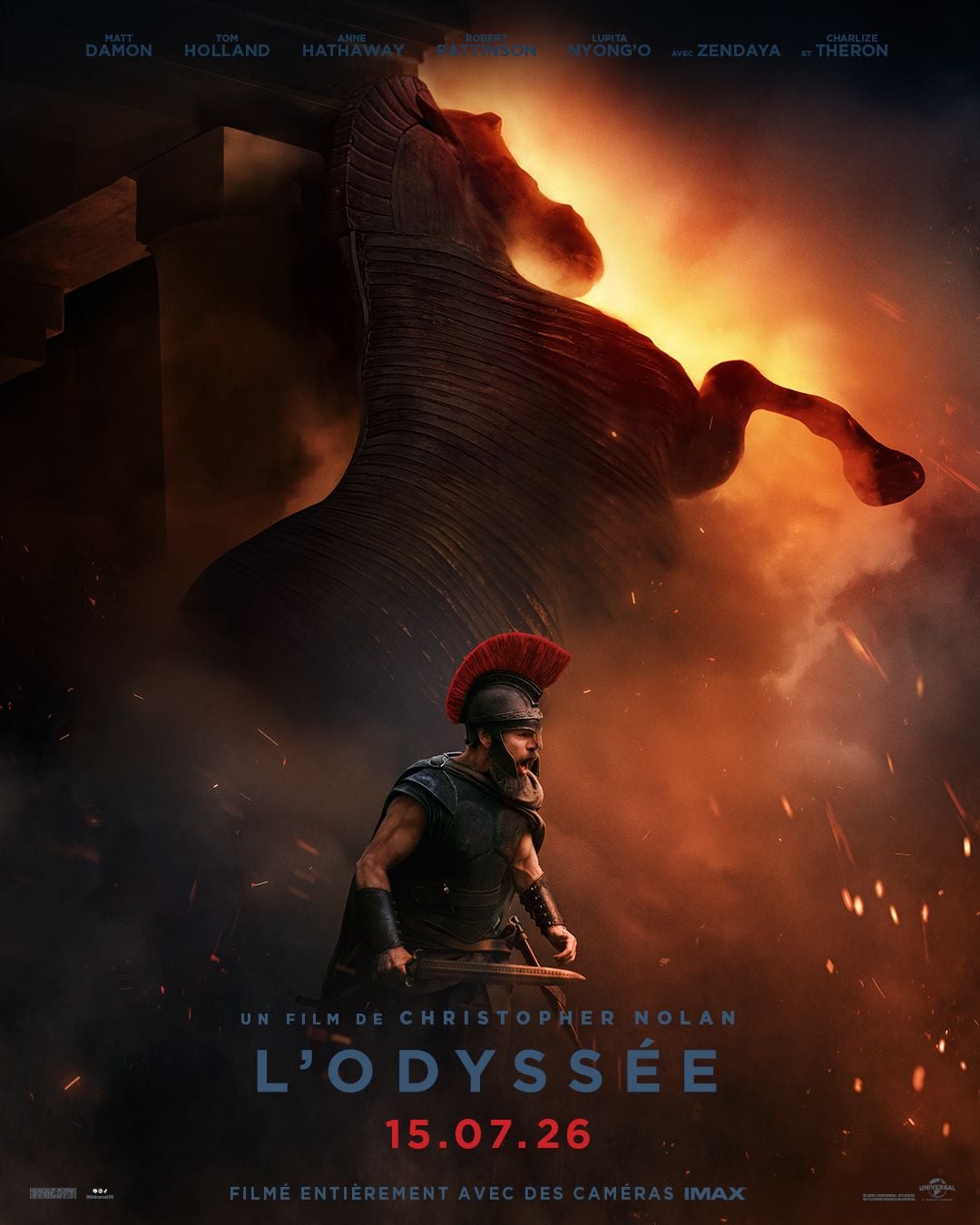 Affiche L'Odyssée de Christopher Nolan