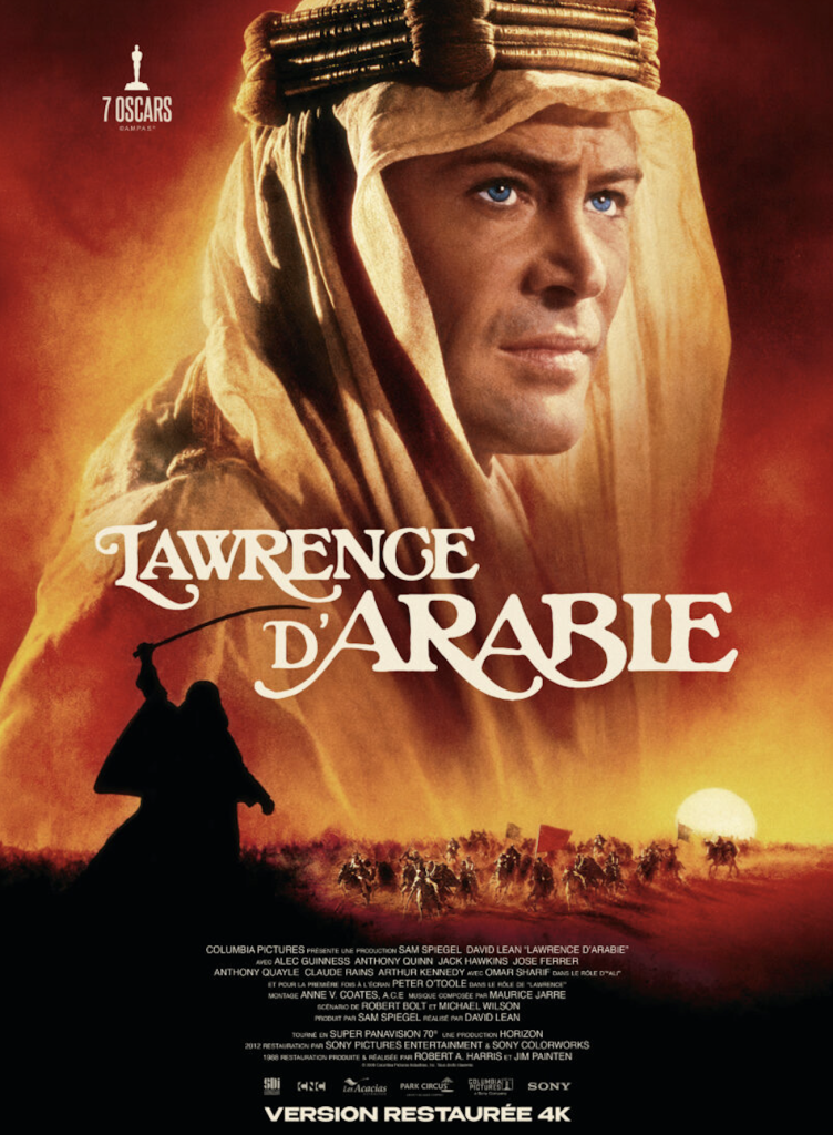 Affiche Lawrence d'Arabie (version restaurée 4K)
