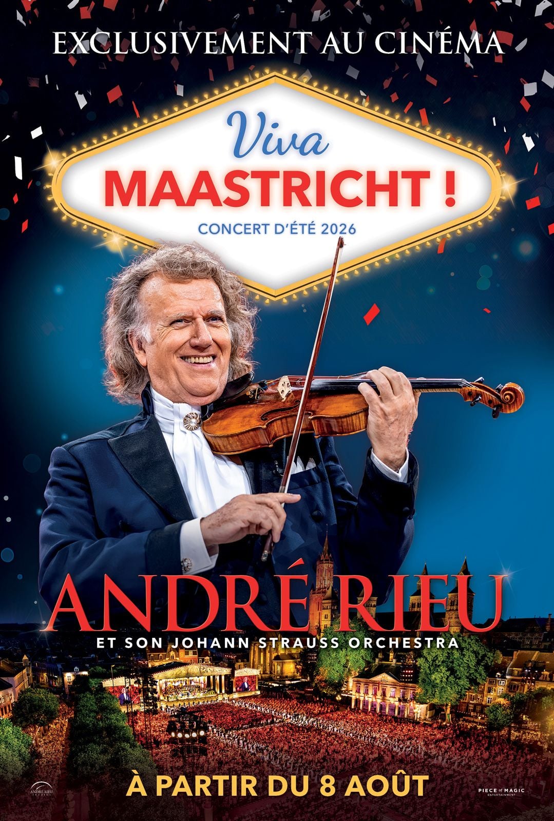 Affiche Le concert d'été 2026 d'André Rieu : Viva Maastricht !