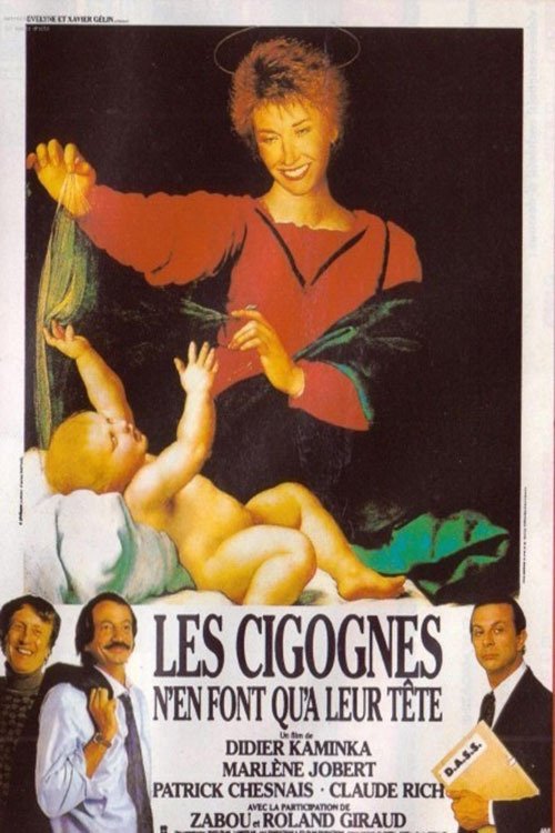 Affiche Les cigognes n'en font qu'à leur tête