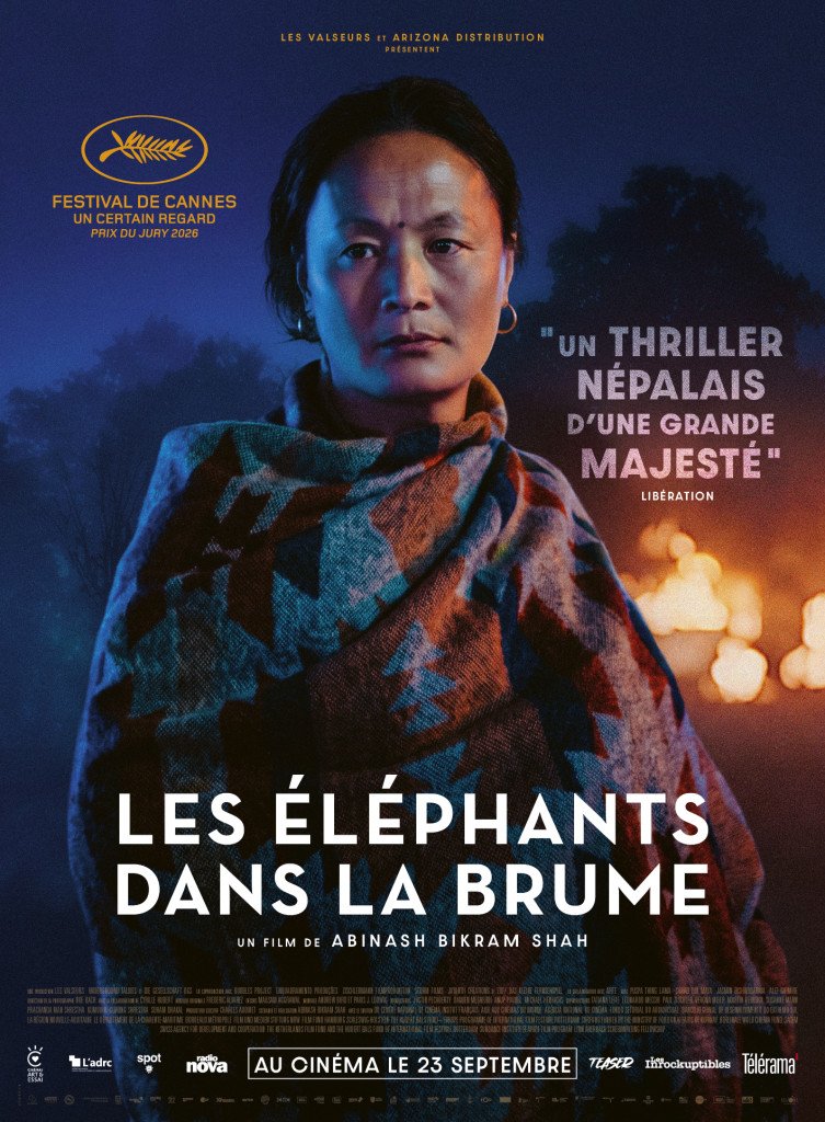 Affiche LES ÉLÉPHANTS DANS LA BRUME
