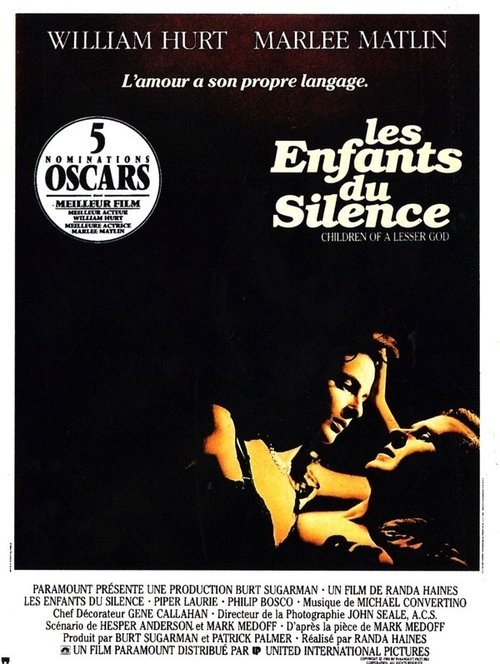 Affiche Les Enfants du silence