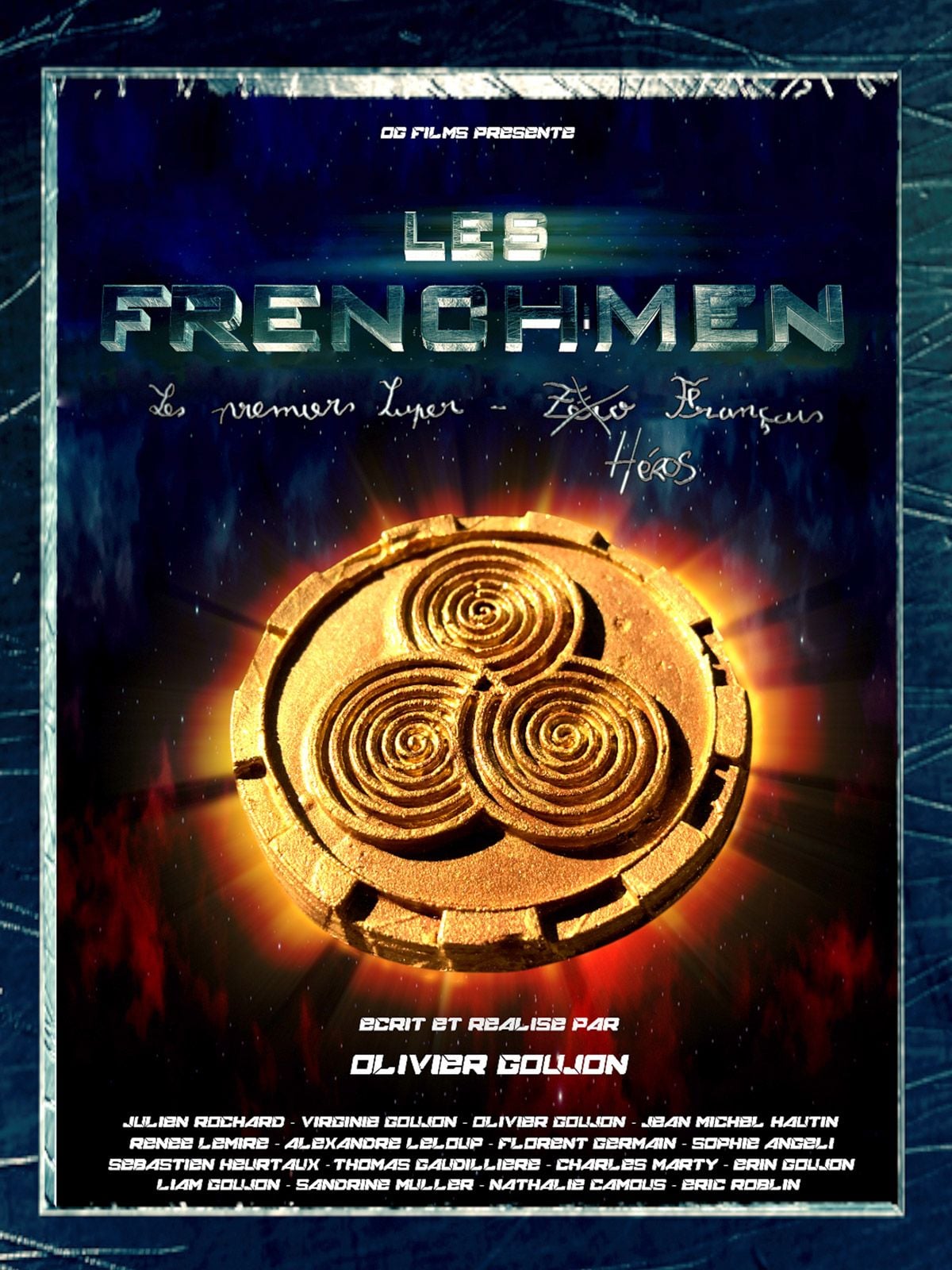 Affiche Les Frenchmen, les premiers super-héros français de Olivier Goujon