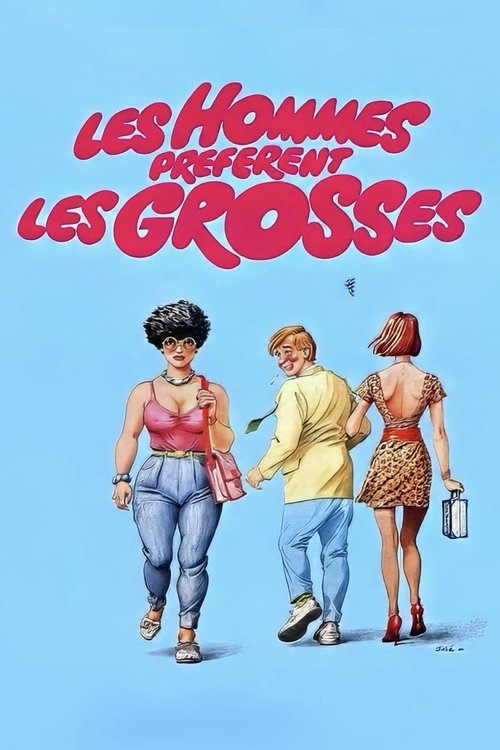 Affiche Les hommes préfèrent les grosses