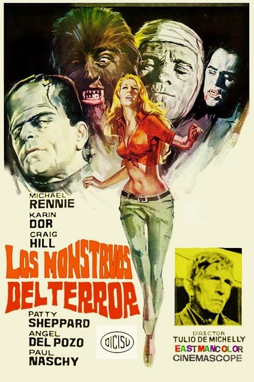 Affiche Les Monstres de la terreur