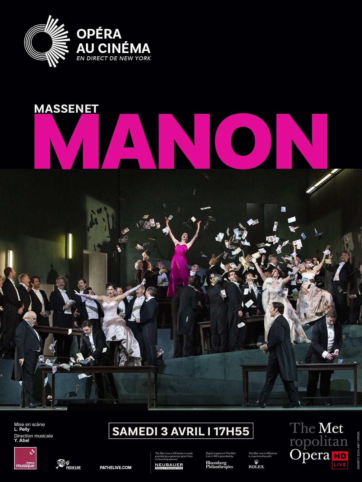 Affiche Manon (Metropolitan Opera)