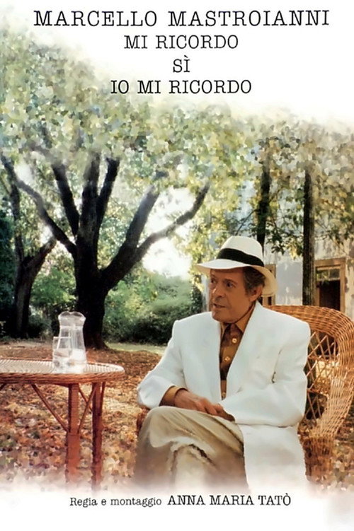 Affiche Marcello Mastroianni, je me souviens