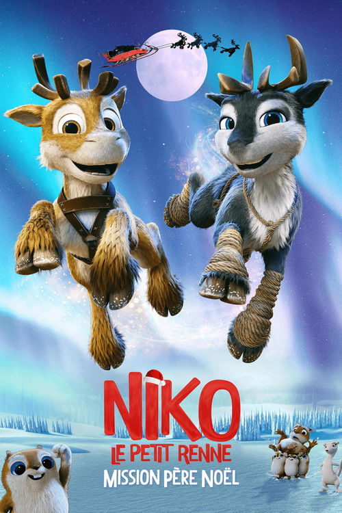 Affiche Niko, le petit renne : Mission Père Noël
