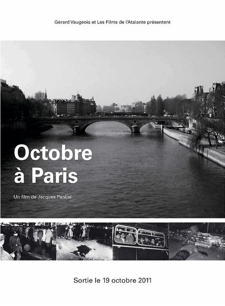 Affiche Octobre à Paris