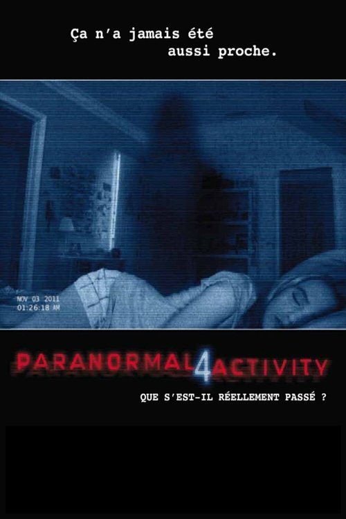 Affiche Paranormal Activity 4