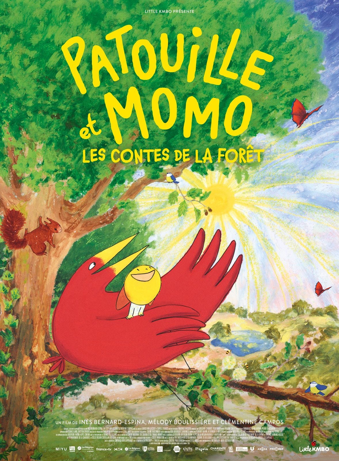 Affiche Patouille et Momo, les contes de la forêt