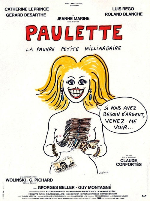 Affiche Paulette, la pauvre petite milliardaire