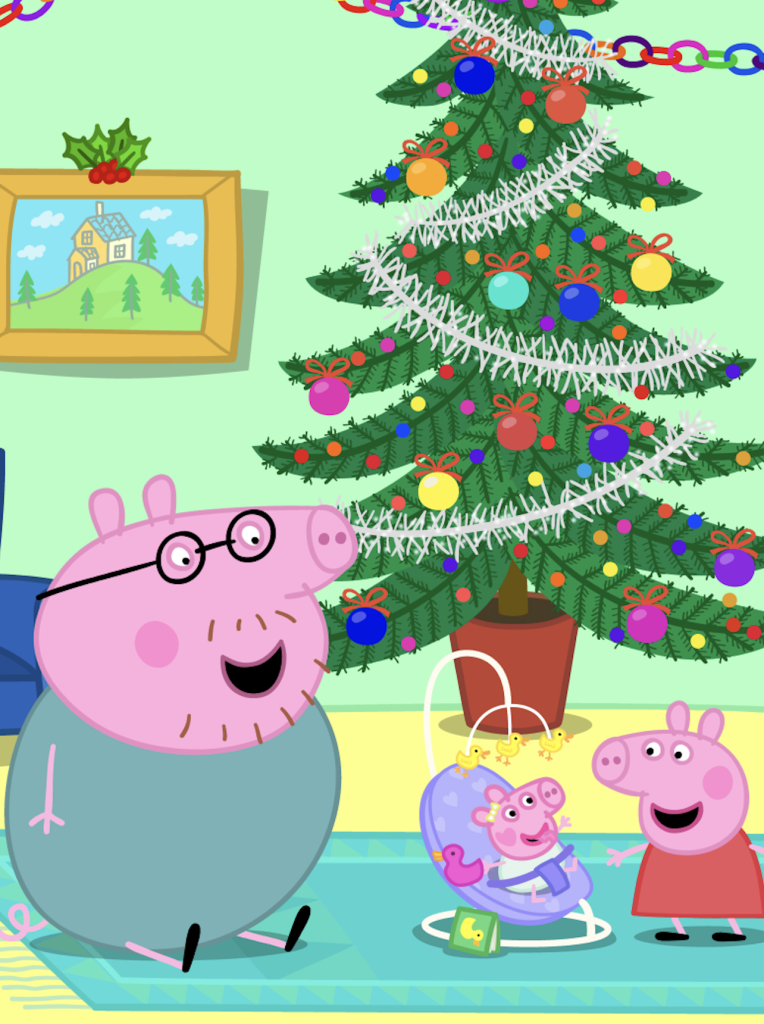 Affiche Peppa fête Noël