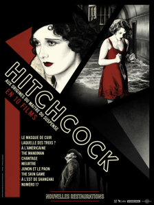 Affiche Rétrospective Hitchcock en 10 Films, aux Origines du Maître du Suspense