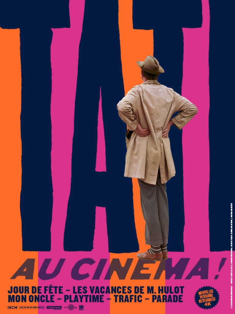Affiche Rétrospective Jacques Tati