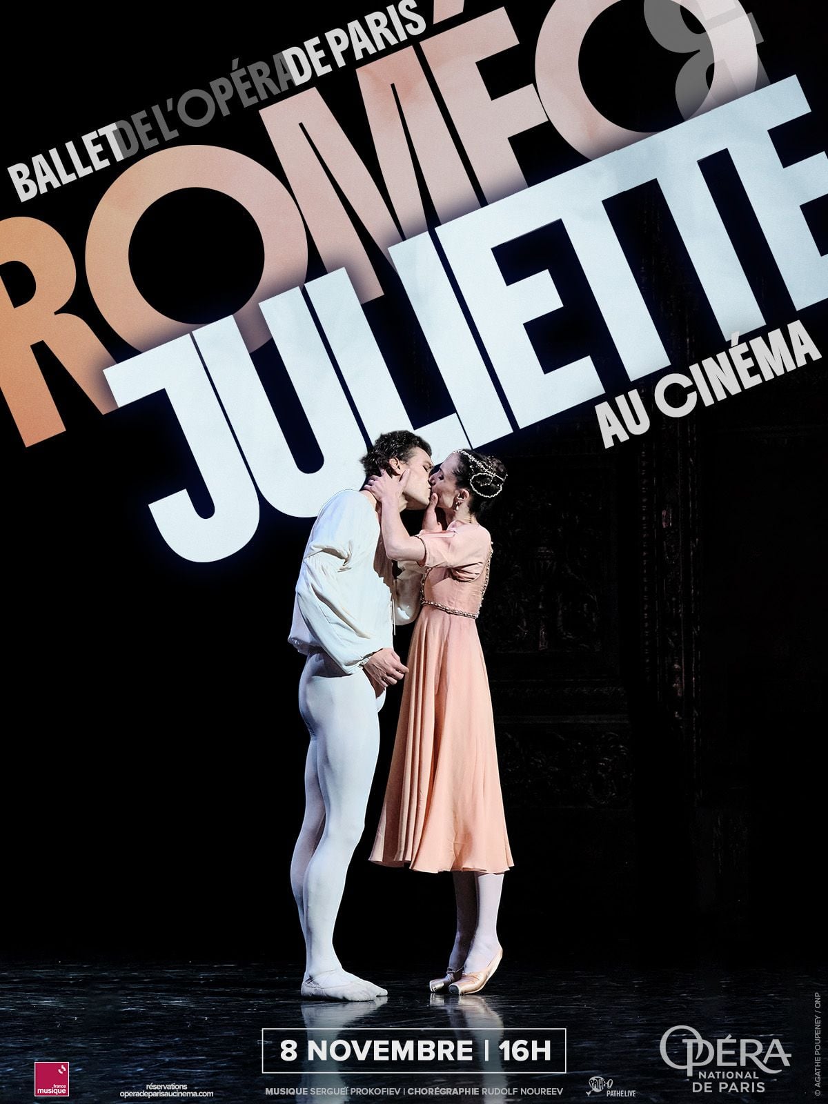 Affiche Roméo et Juliette (Opéra de Paris)