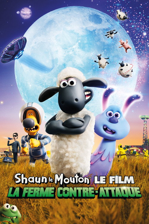 Affiche Shaun le mouton, le film : La ferme contre-attaque