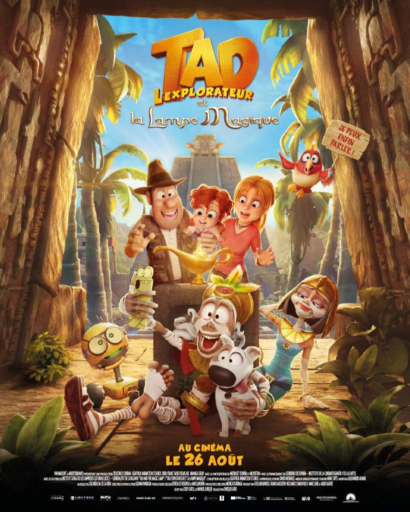 Affiche Tad l'explorateur et la lampe magique