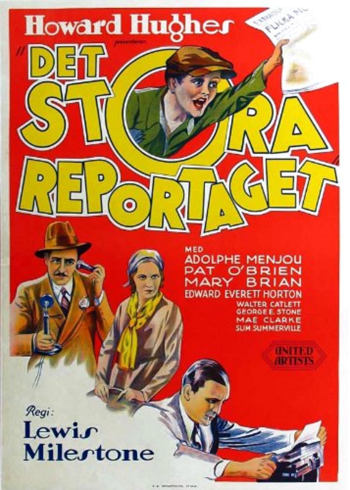 Affiche The Front page