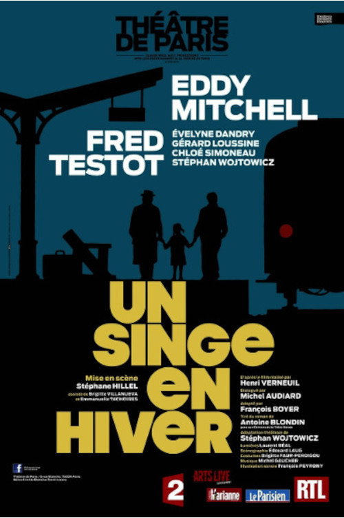 Affiche Un singe en Hiver