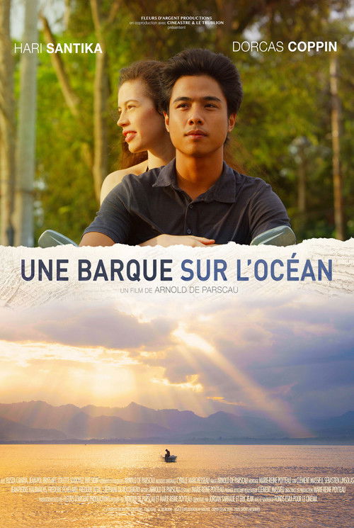 Affiche Une barque sur l'océan
