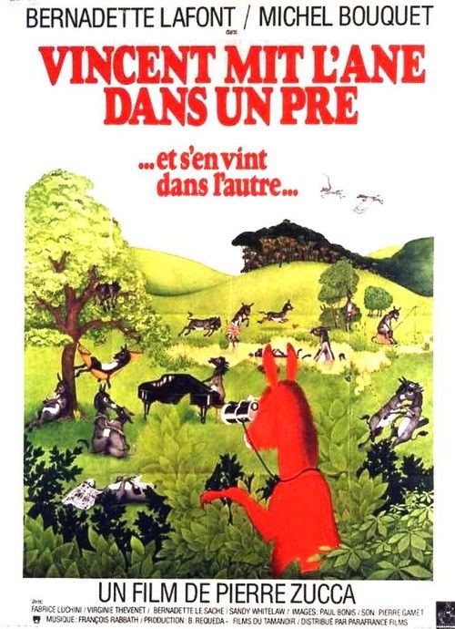 Affiche Vincent mit l'âne dans un pré (et s'en vint dans l'autre)
