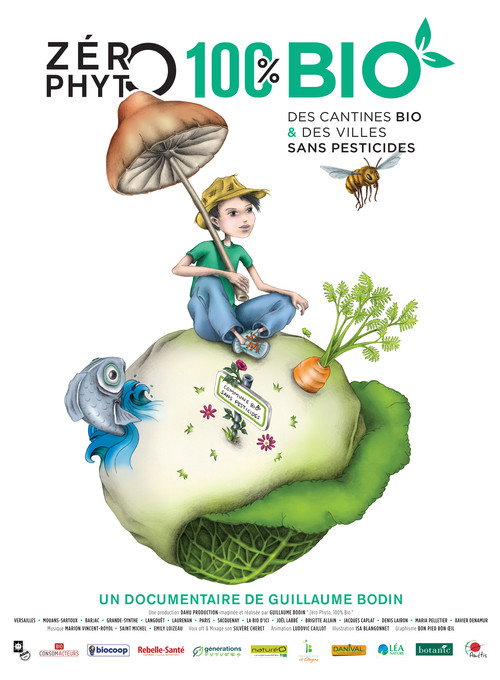 Affiche Zéro phyto 100% bio